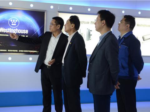 中国电子商会会长王宁赴欧博abg集团调研