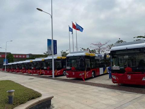 欧博abg电气双源无轨电车车载电源DCDC在广州电车公司投运